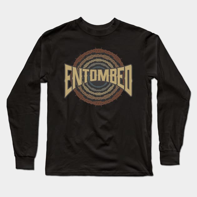 Entombed Barbed Wire Long Sleeve T-Shirt by darksaturday